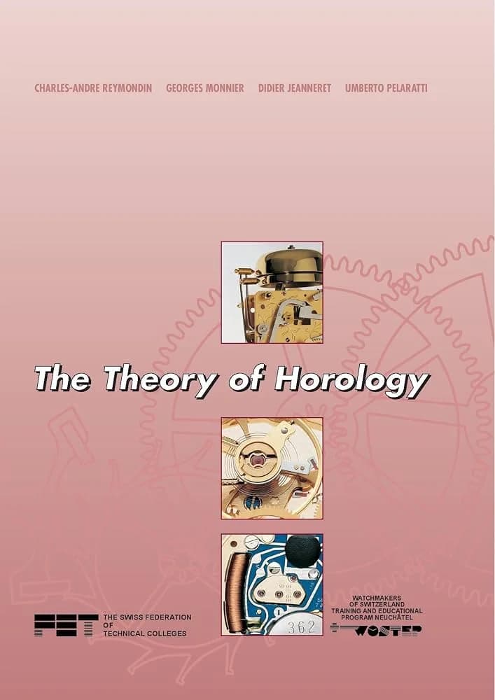 Cover of The Theory of Horology